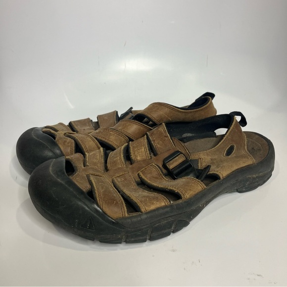 Keen‎ Newport fishermen Sandals leather men’s size 11.5 casual neutral hiking - Picture 3 of 9